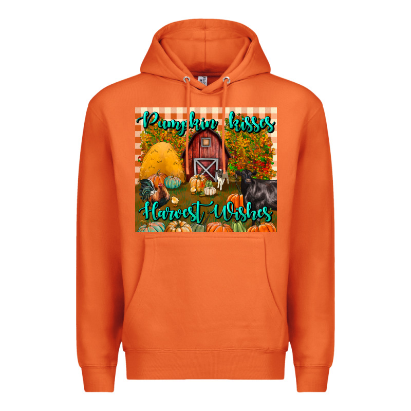 Pumpkin Kisses Harvest Wishes Tumbler Premium Hoodie by BundleAndBundleShop | Teevron