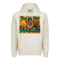 Oatmeal Heather pumpkin kisses harvest wishes tumbler Premium Hoodie - BundleAndBundleShop