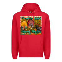 Red pumpkin kisses harvest wishes tumbler Premium Hoodie - BundleAndBundleShop