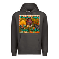 Smoke pumpkin kisses harvest wishes tumbler Premium Hoodie - BundleAndBundleShop