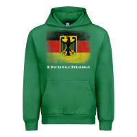 Emerald Germany German Flag Deutschland Souvenir Gift Alemania Urban Hoodie - minhPixels