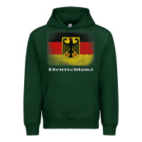Forest Green Germany German Flag Deutschland Souvenir Gift Alemania Urban Hoodie - minhPixels