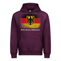 Mauve Wine Germany German Flag Deutschland Souvenir Gift Alemania Urban Hoodie - minhPixels