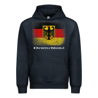 Navy Germany German Flag Deutschland Souvenir Gift Alemania Urban Hoodie - minhPixels