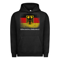 Pigment Black Germany German Flag Deutschland Souvenir Gift Alemania Urban Hoodie - minhPixels