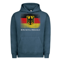 Pigment Midnight Navy Germany German Flag Deutschland Souvenir Gift Alemania Urban Hoodie - minhPixels
