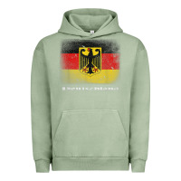 Pigment Oil Green Germany German Flag Deutschland Souvenir Gift Alemania Urban Hoodie - minhPixels