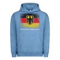Pigment Pebble Blue Germany German Flag Deutschland Souvenir Gift Alemania Urban Hoodie - minhPixels