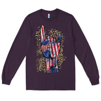 Freedom Rock Hand 4th Of July Long Sleeve Tee | Teevron