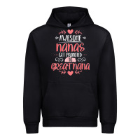 Black Gift for 1st Time Great Nana  Great Nana Urban Hoodie - minhPixels