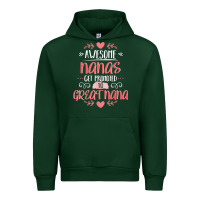 Forest Green Gift for 1st Time Great Nana  Great Nana Urban Hoodie - minhPixels