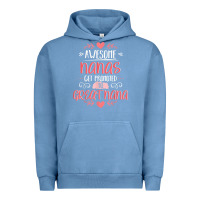 Pigment Pebble Blue Gift for 1st Time Great Nana  Great Nana Urban Hoodie - minhPixels