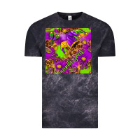 Cloud Black Mardi Gras and jester hat seamless pattern Vintage Tee - HowdyJamesFarm
