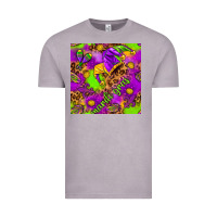 Vintage Zinc Mardi Gras and jester hat seamless pattern Vintage Tee - HowdyJamesFarm