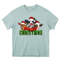 Arona Mooey Christmas Cows Heavy Core Tee - LillyAllenDesigns