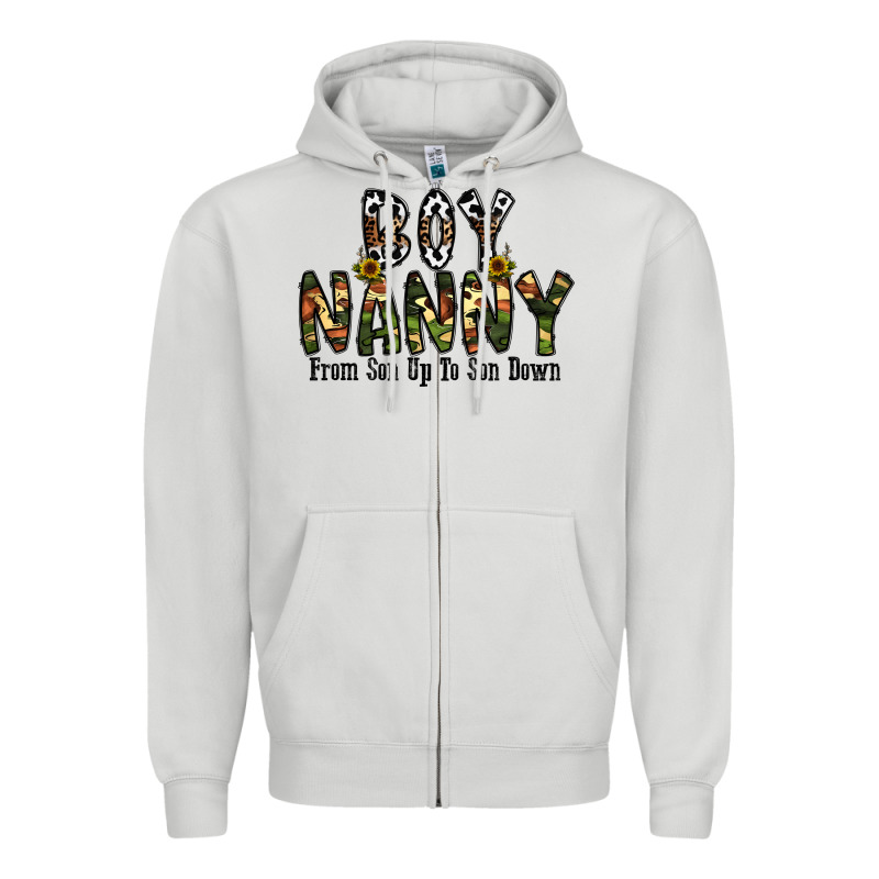 Boy Nanny From Son Up To Son Down Zipper Hoodie by CowhideDigitalArt | Teevron