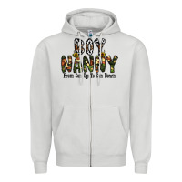 Dove Grey boy nanny from son up to son down Zipper Hoodie - CowhideDigitalArt