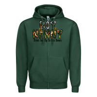 Sports Green boy nanny from son up to son down Zipper Hoodie - CowhideDigitalArt