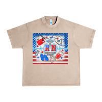 French Oak American memorial day rn registered nurse Urban Heavy Tee - TumblerDesignByShophia