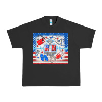 Pigment Black American memorial day rn registered nurse Urban Heavy Tee - TumblerDesignByShophia