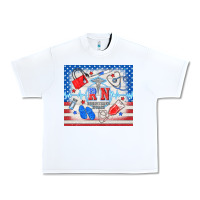 White American memorial day rn registered nurse Urban Heavy Tee - TumblerDesignByShophia