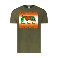 Vintage Olive peace love frogs Vintage Tee - Jasminsmagicworld