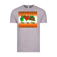Vintage Zinc peace love frogs Vintage Tee - Jasminsmagicworld