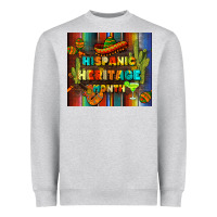 Heather Grey hispanic heritage month tumbler Heavyweight Sweatshirt - BundleAndBundleShop