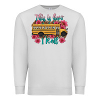 Dove Grey this is how i roll school bus Premium Sweatshirt - Artiststas