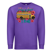 Purple this is how i roll school bus Premium Sweatshirt - Artiststas