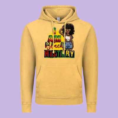 I Am Black History Juneteenth Vintage Hoodie Designed By Cowgirlartshop