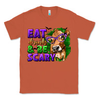 Copper Eat Drink and Be Scary with Halloween Classic Tee - texasbilliewilder