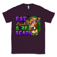 Plum Eat Drink and Be Scary with Halloween Classic Tee - texasbilliewilder