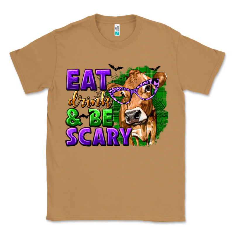 Eat Drink And Be Scary With Halloween Classic Tee by texasbilliewilder | Teevron