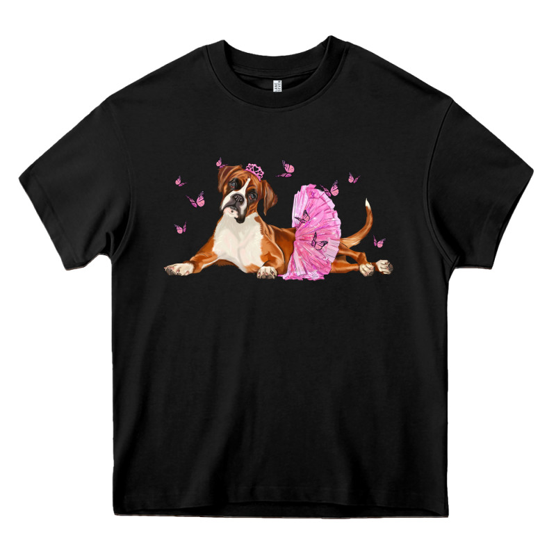 Boxer Dog With Tutu Heavy Core Tee by LillyAllenDesigns | Teevron