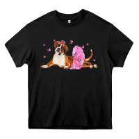 Black boxer dog with tutu Heavy Core Tee - LillyAllenDesigns