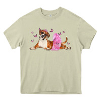 Mossy boxer dog with tutu Heavy Core Tee - LillyAllenDesigns