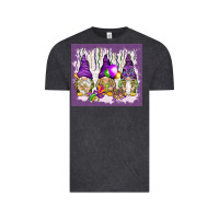 Vintage Black Mardi Gras carnival with gnomies tumbler Vintage Tee - HowdyJamesFarm