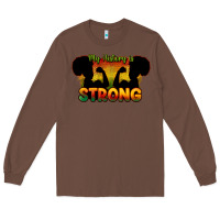 Chestnut My history is strong Long Sleeve Tee - HowdyJamesFarm