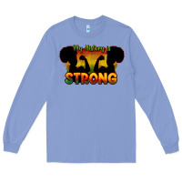 Colony Blue My history is strong Long Sleeve Tee - HowdyJamesFarm