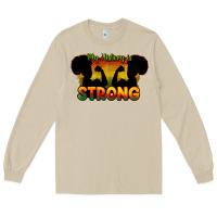 Mushroom My history is strong Long Sleeve Tee - HowdyJamesFarm