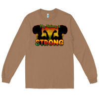 Toasted Coconut My history is strong Long Sleeve Tee - HowdyJamesFarm