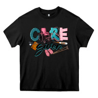 Black Caregiver Heavy Core Tee - LillyAllenDesigns