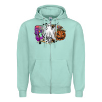 Seafoam boo Zipper Hoodie - SublimationCraftShop