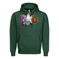 Sports Green boo Zipper Hoodie - SublimationCraftShop