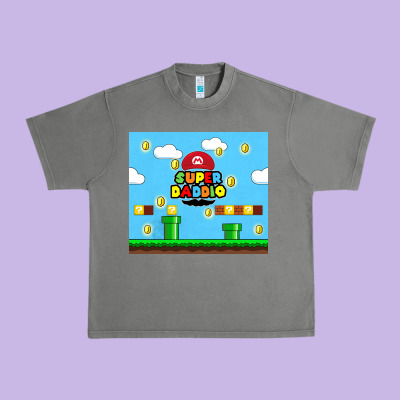 Super Daddio Urban Heavy Tee Designed By Tumblerdesignbyshophia