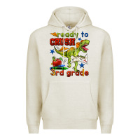 Oatmeal Heather ready to crush 3rd grade Premium Hoodie - BundleAndBundleShop