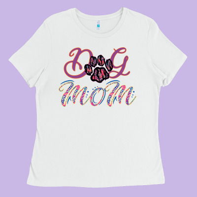 Dog Mom Ladies Tee Designed By Bettercallsaul