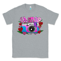 Heather Grey Oh Snap Classic Tee - CowhideDigitalArt