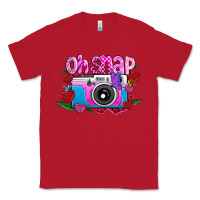 Red Oh Snap Classic Tee - CowhideDigitalArt